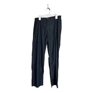 Gap Trouser Jeans Women's Size 4 Blue Mid Rise Stretch Inseam 30" Dark Wash